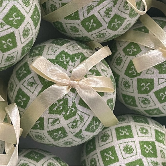 Vintage Mod 70s Christmas Tree Ball Ornaments Set of 14 - Picture 5 of 7